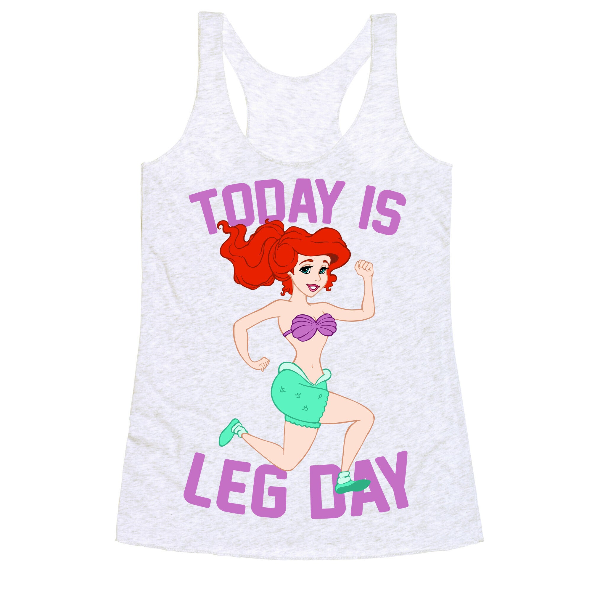 Today Is Leg Day Racerback Tank